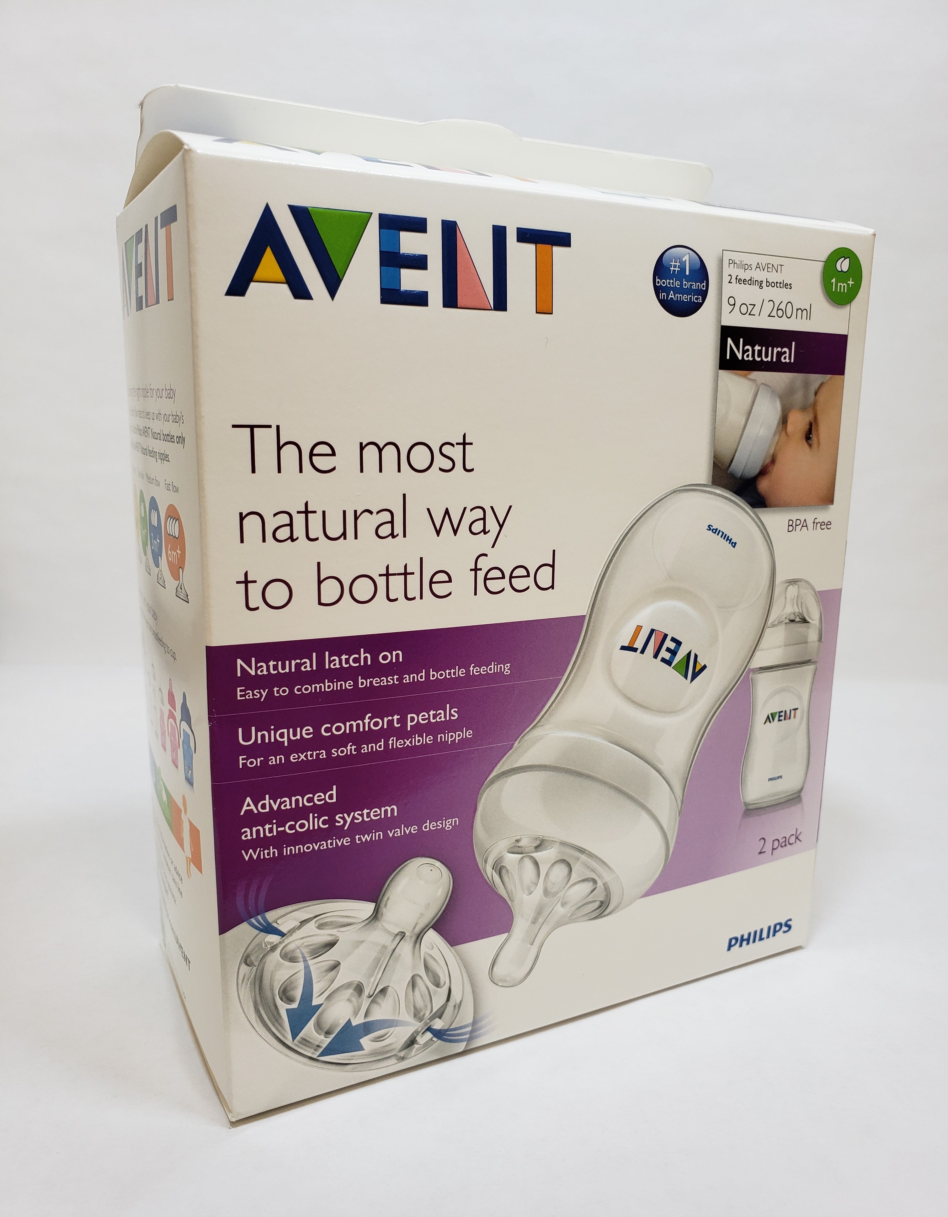 Philips Avent Natural oz Bottles, 2-Pack – Mom and Baby Shop