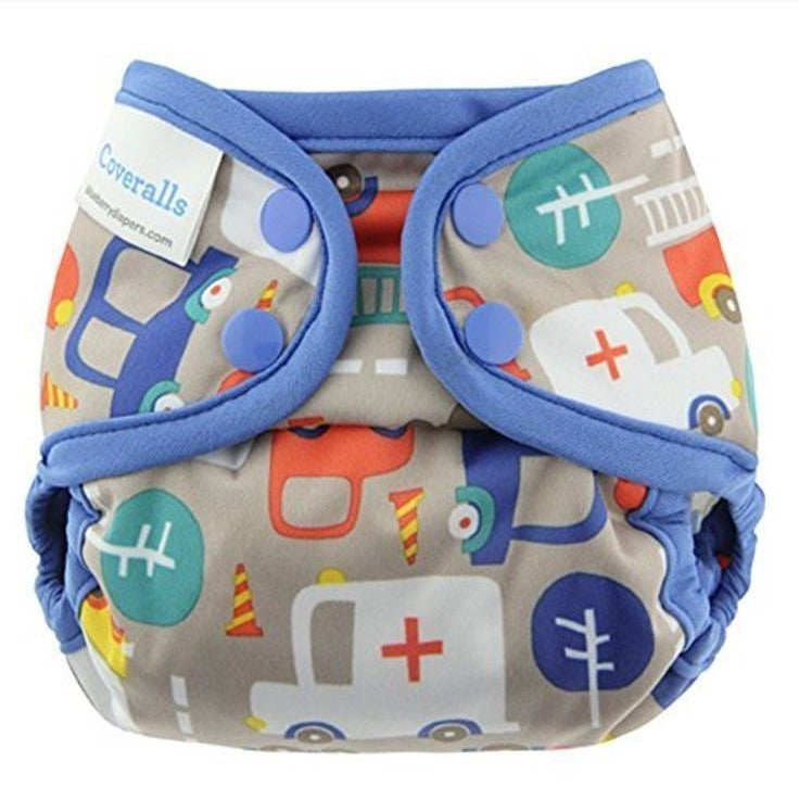 Blueberry Mini-Coveralls Diaper Covers, Snaps