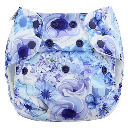 Blueberry Simplex One Size Organic Cloth Diaper