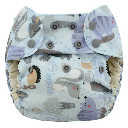 Blueberry Simplex One Size Organic Cloth Diaper