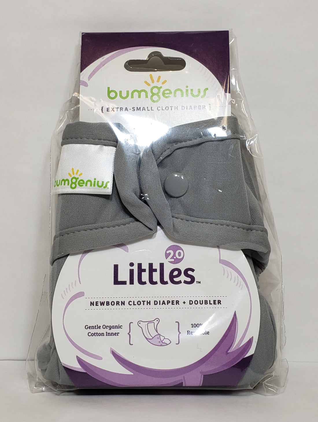 BumGenius Littles 2.0 AIO Newborn Cloth Diaper