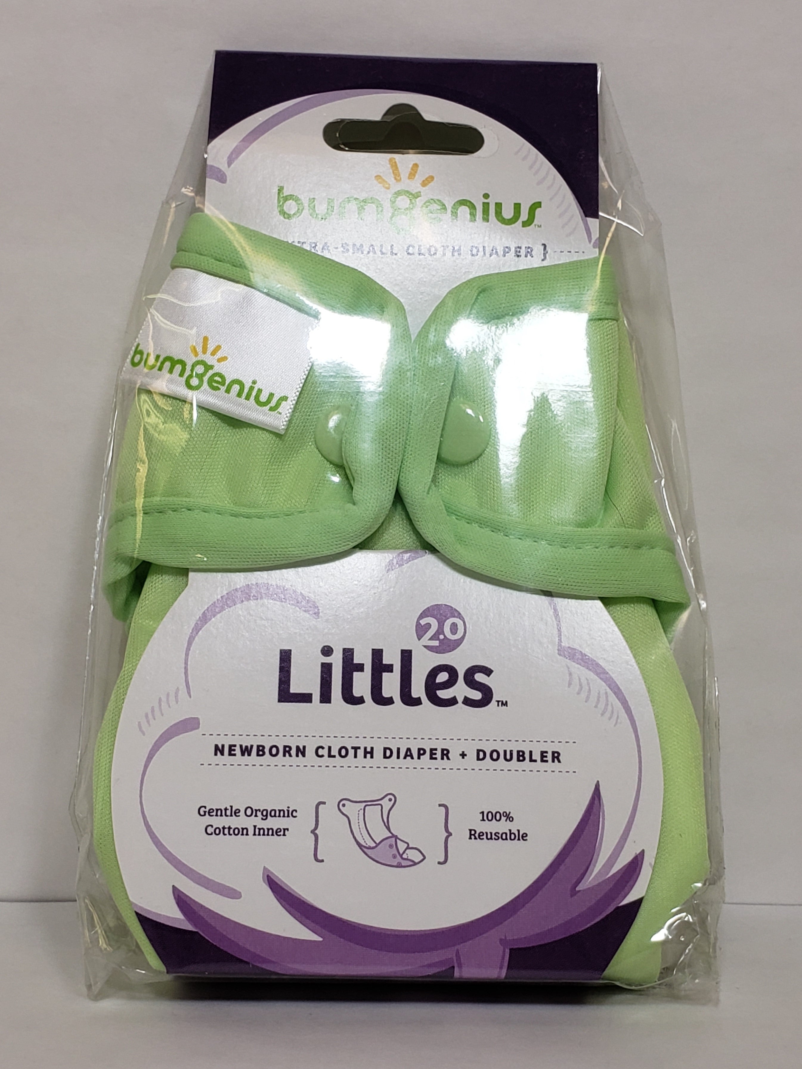 BumGenius Littles 2.0 AIO Newborn Cloth Diaper