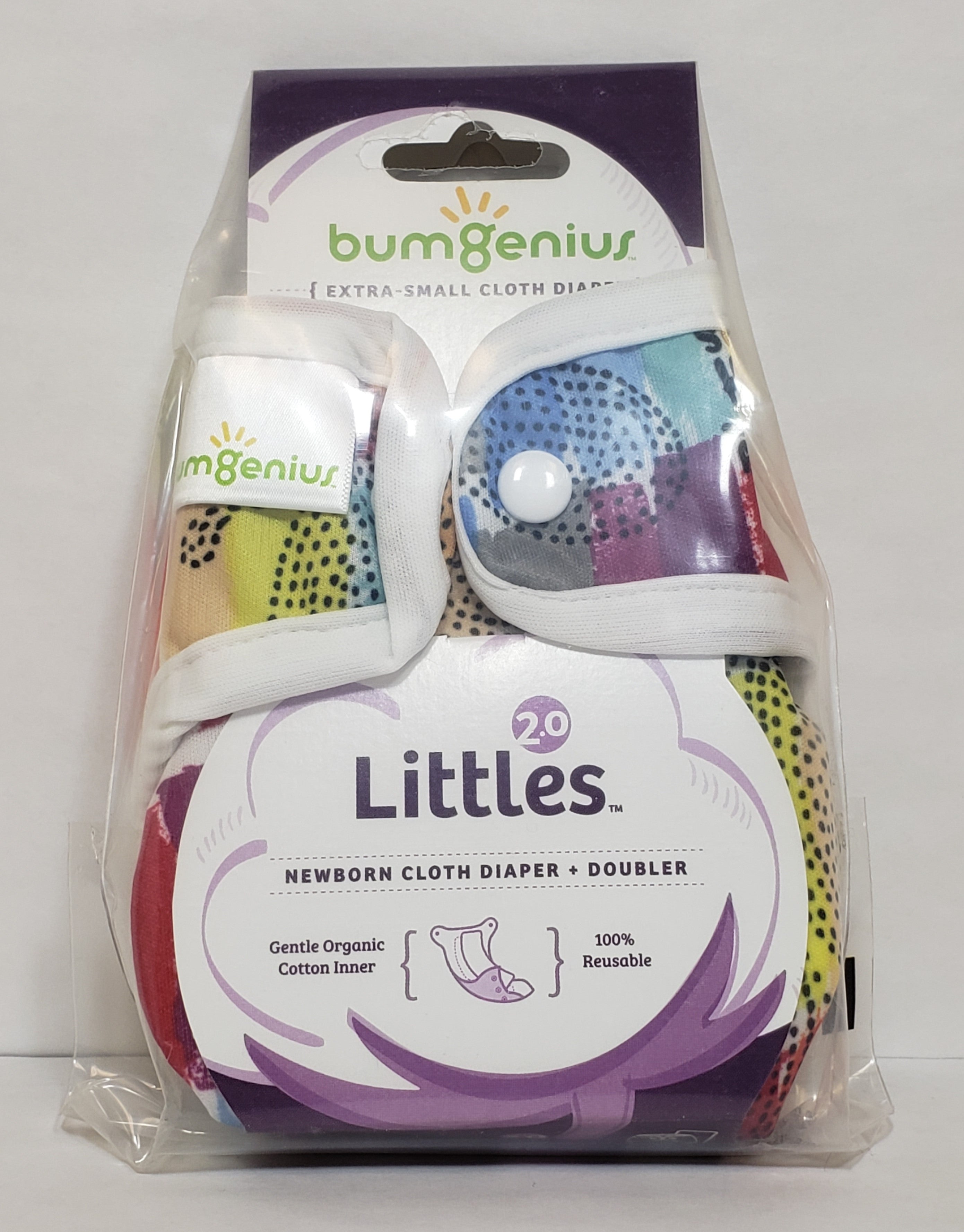 BumGenius Littles 2.0 AIO Newborn Cloth Diaper