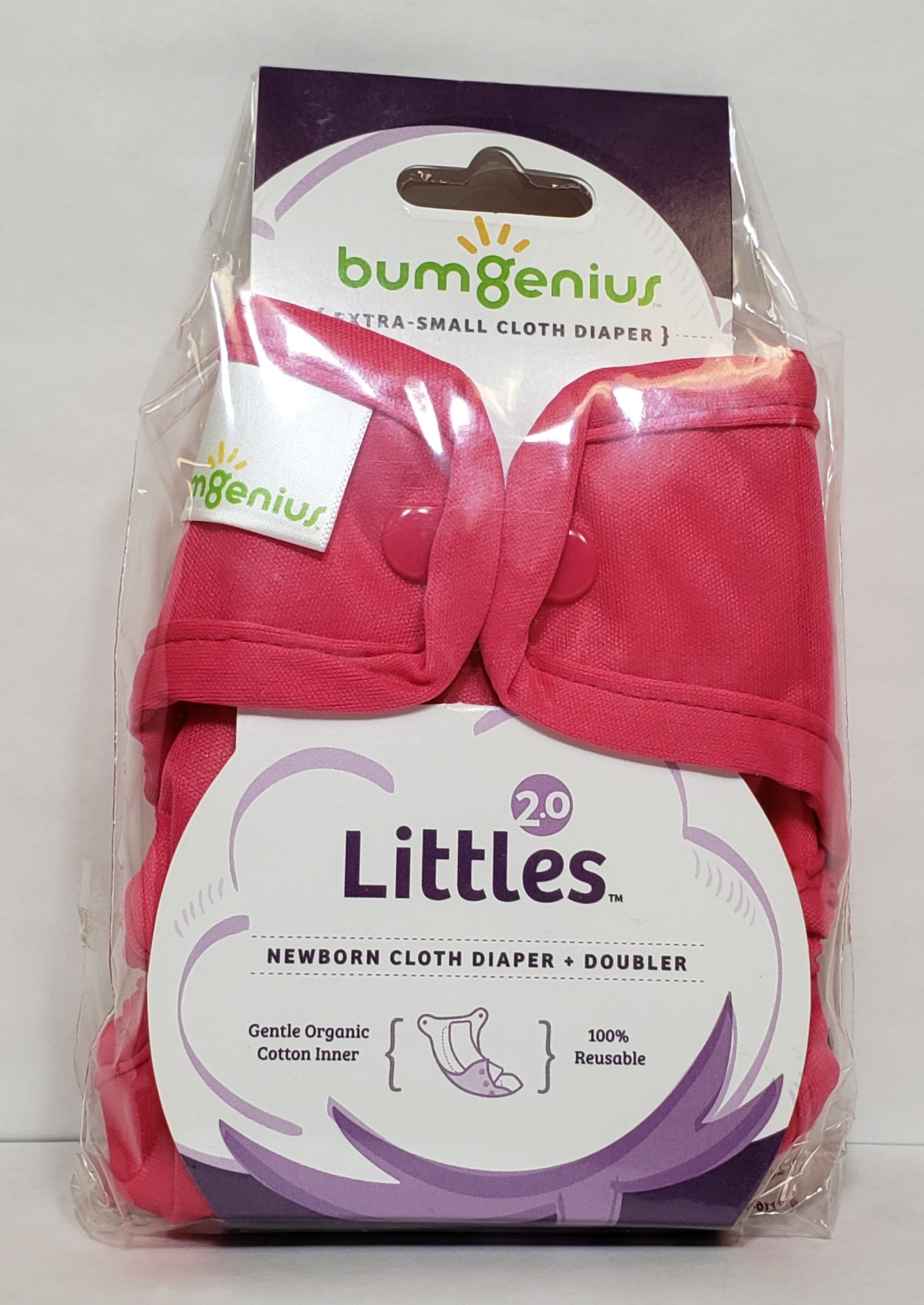 BumGenius Littles 2.0 AIO Newborn Cloth Diaper