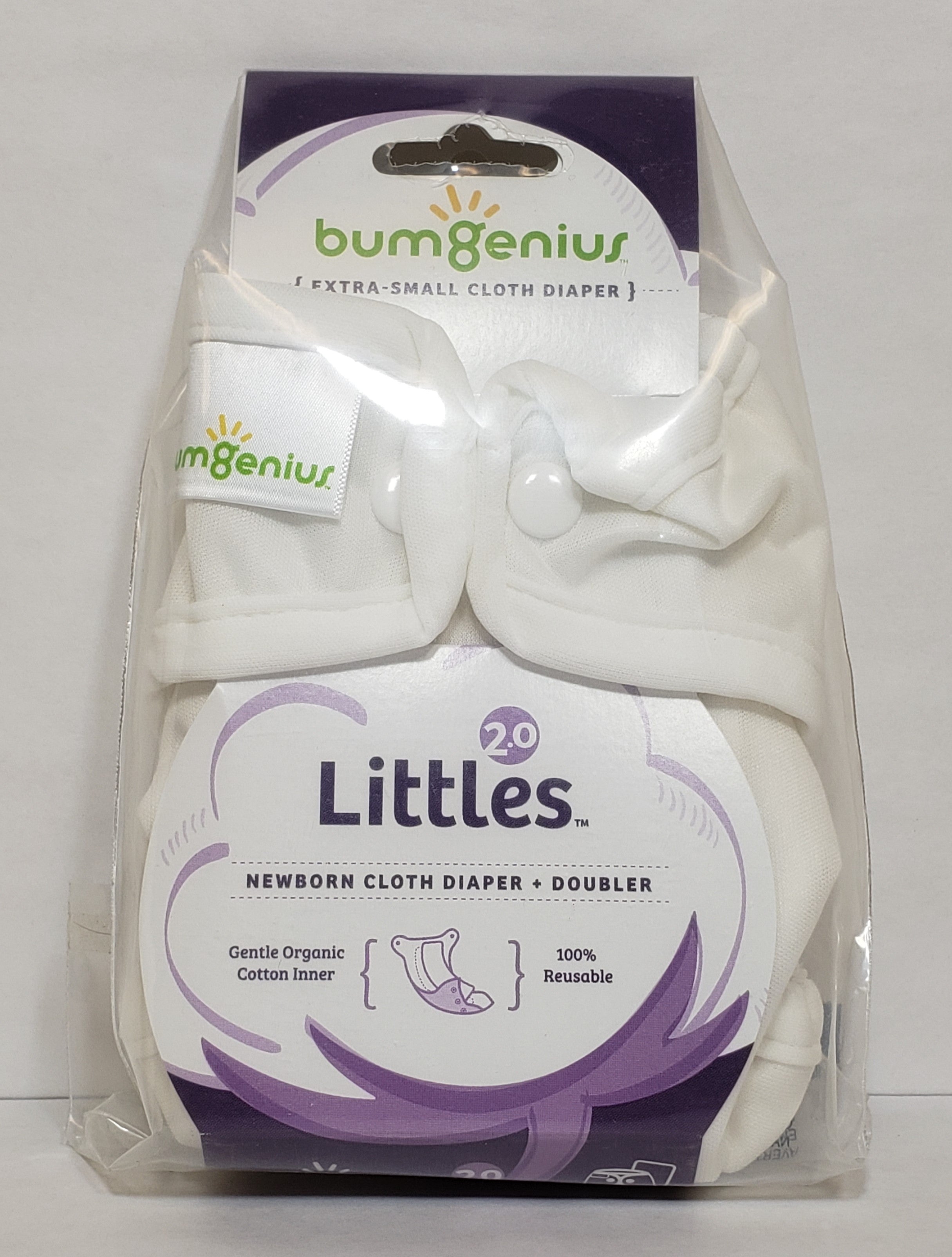 BumGenius Littles 2.0 AIO Newborn Cloth Diaper