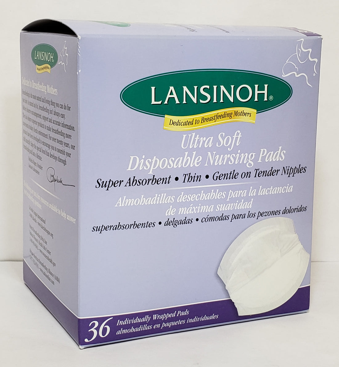 Lansinoh Ultra Soft Nursing Bra Pads, 36 Count