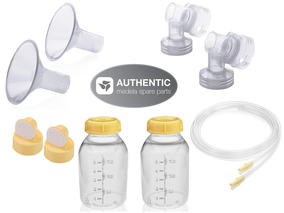 Medela Pump In Style Advanced Parts Kit w/ Clear Bottles – Mom and