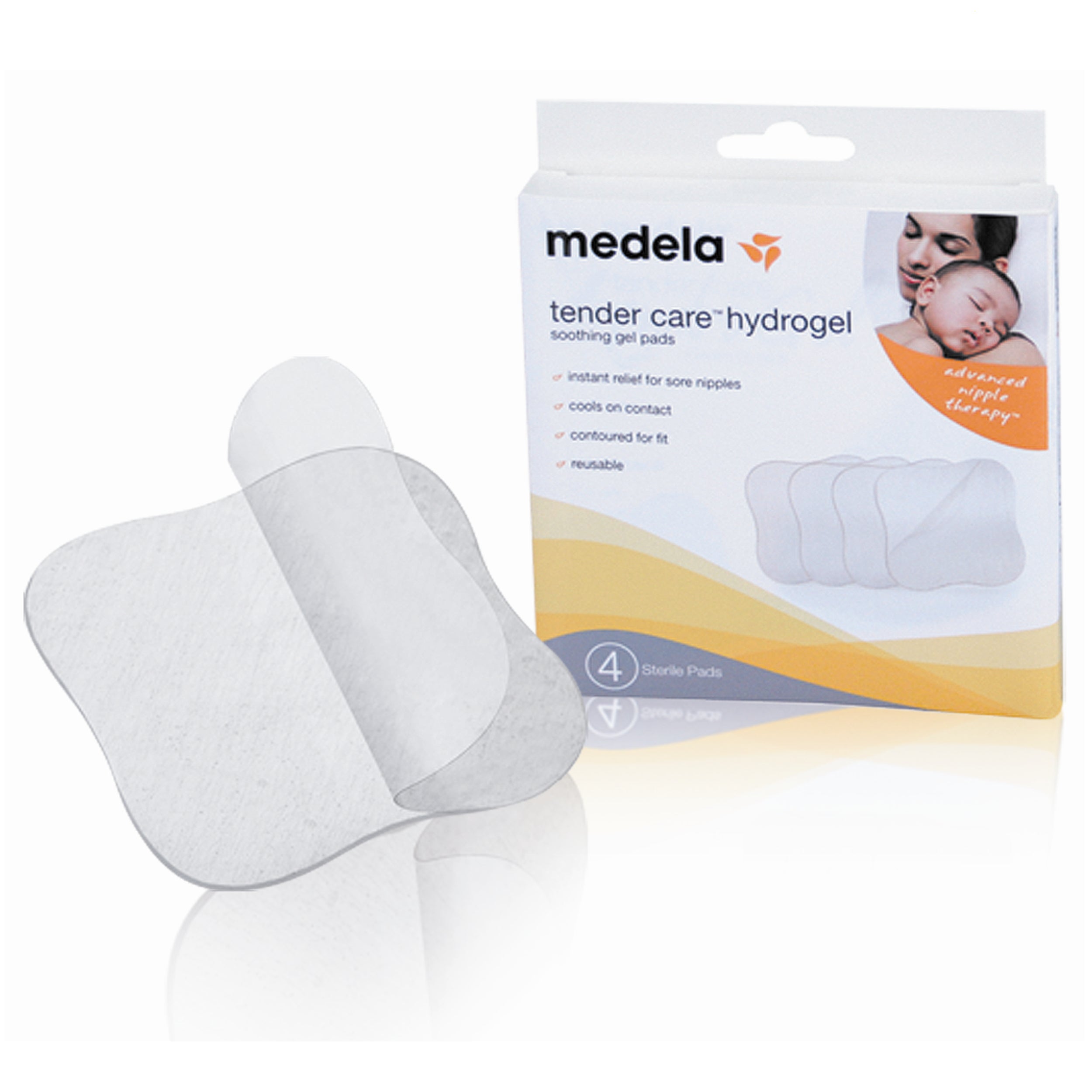 Medela Tender Care Hydrogel Care Pads, 2 Pair