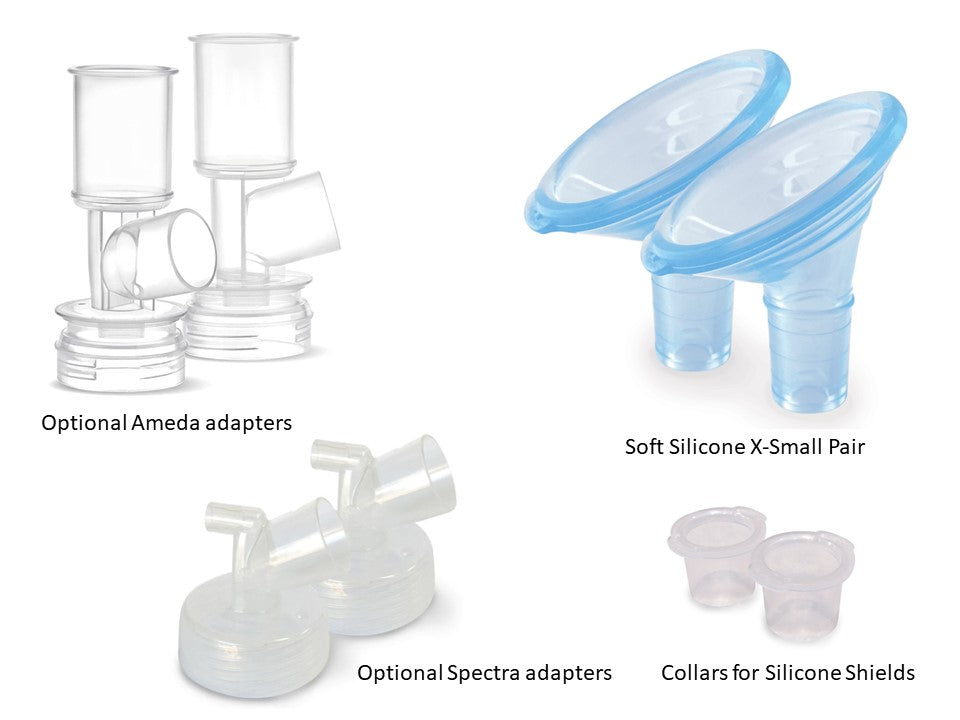 Pumpin Pal Shields: 15 mm - 19 mm, X-Small, 2-Pack