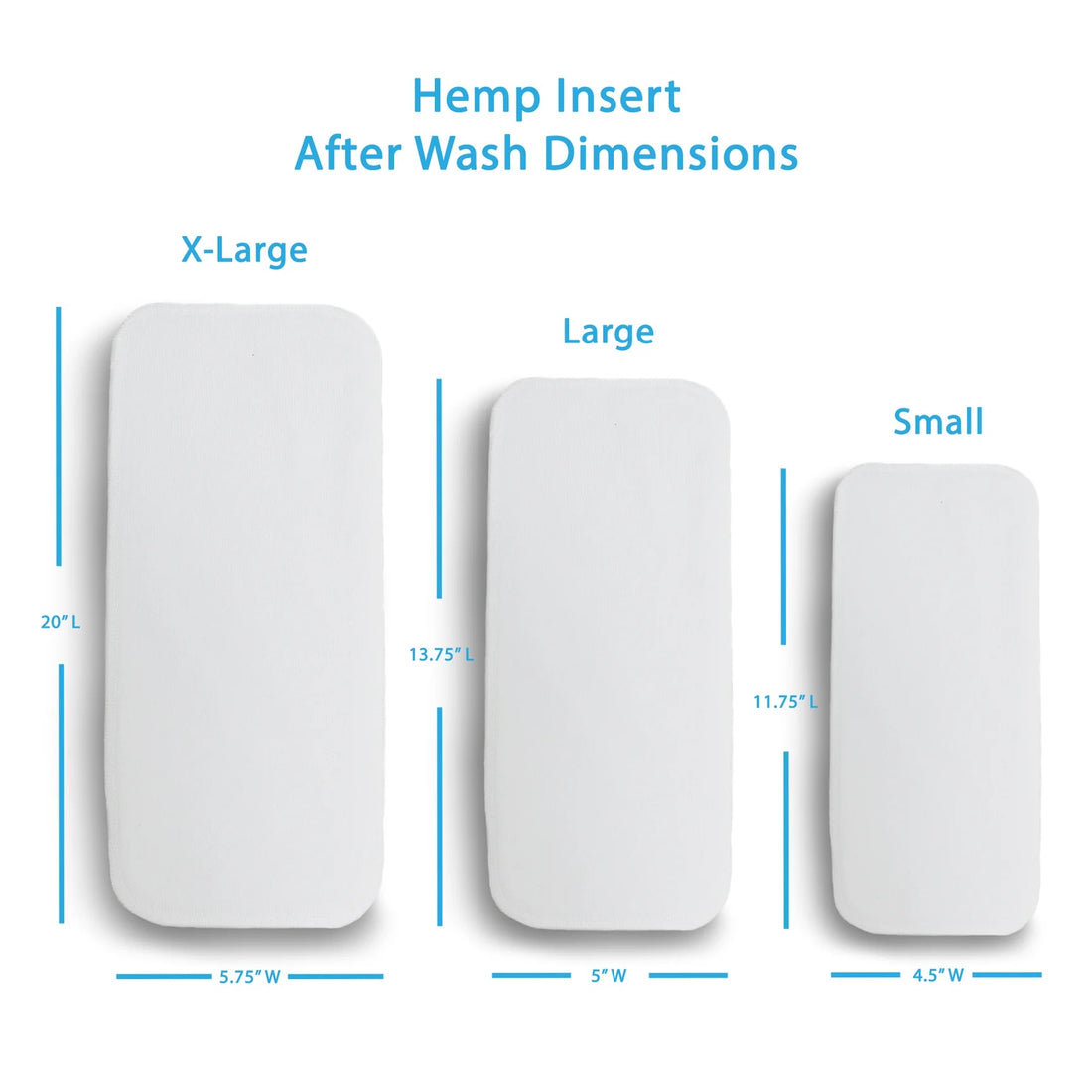 Thirsties Hemp Inserts, 2-Pack