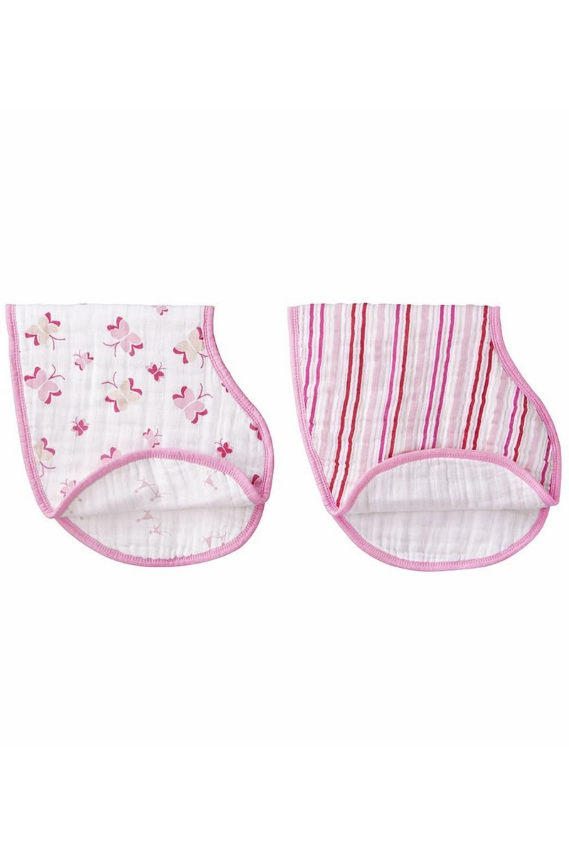 Aden + Anais Burpy Bibs, Princess Posie - 2 Pack