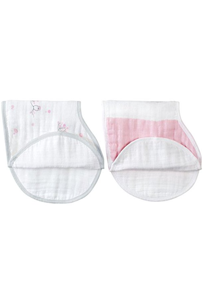 Aden + Anais Burpy Bibs, For The Birds, 2 Pack
