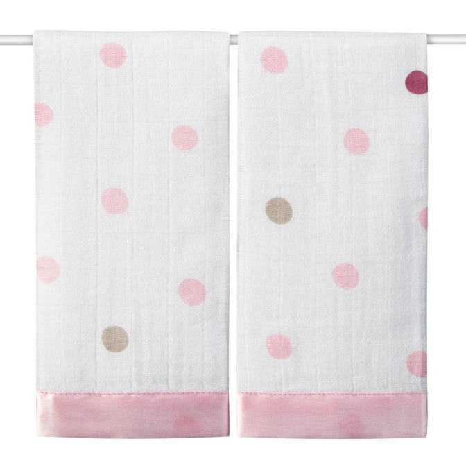 Aden + Anais Heartbreaker Issie Security Blanket, 2pk