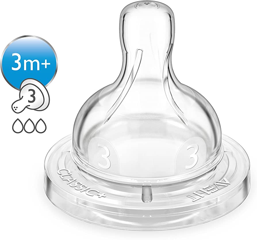 Philips Avent Medium Flow Anti-Colic Nipples, 2-Pack