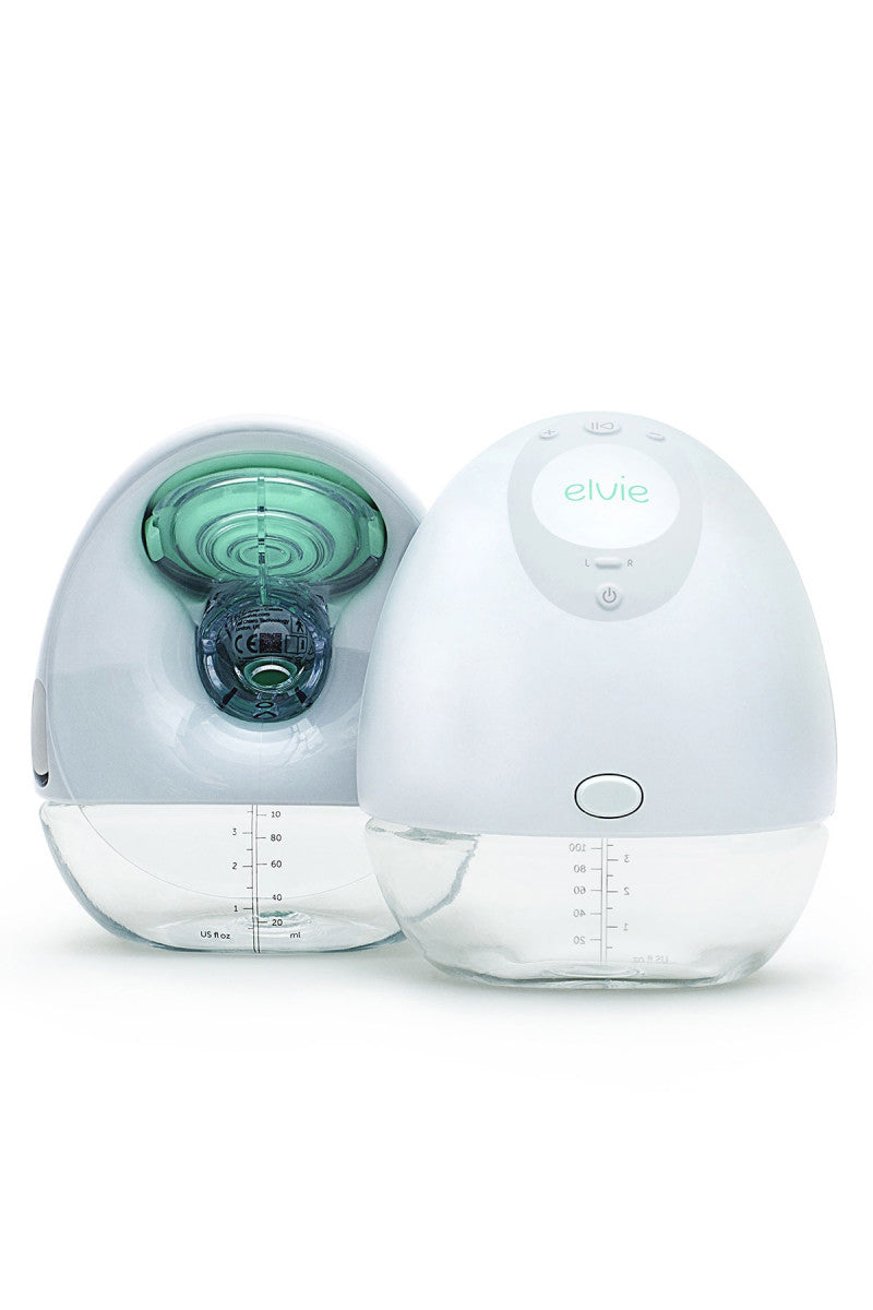 Elvie Double Pump, front and back views