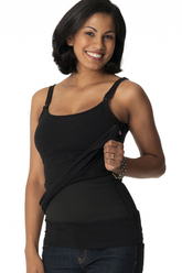 Glamourmom Nursing Bra Tummy Control Long Tank