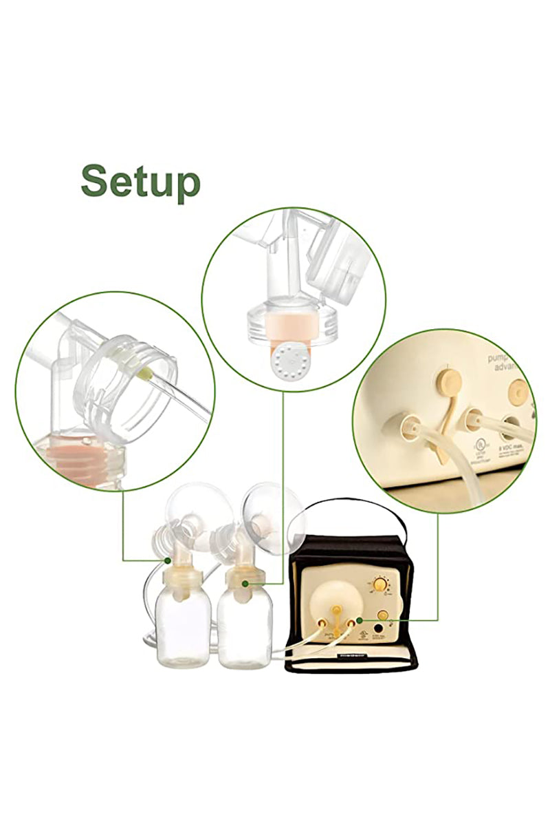 Medela Pump In Style Advanced Parts Kit w/ Colored Bottles