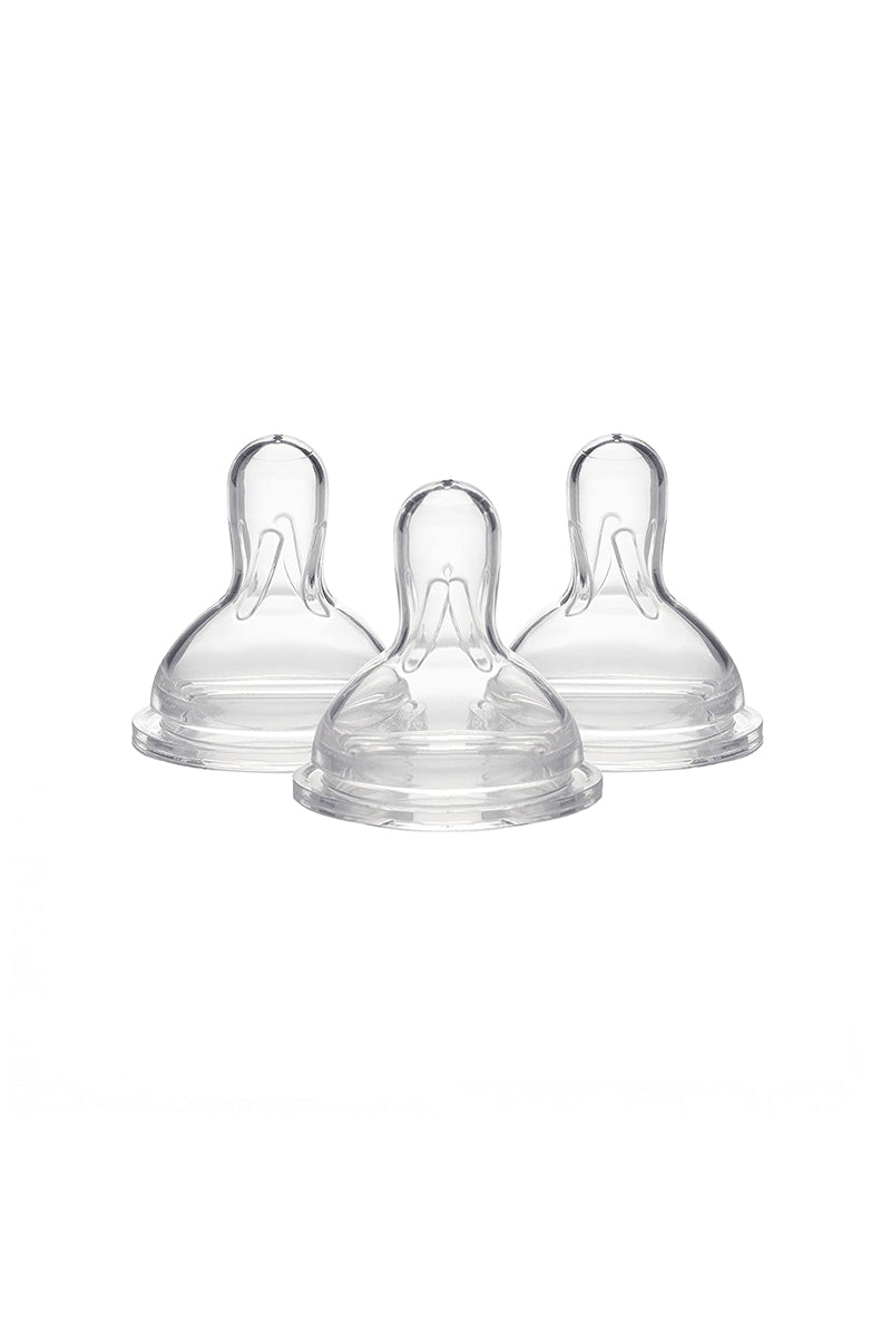 Medela Wide Base Nipples Medium Flow 3-Pack