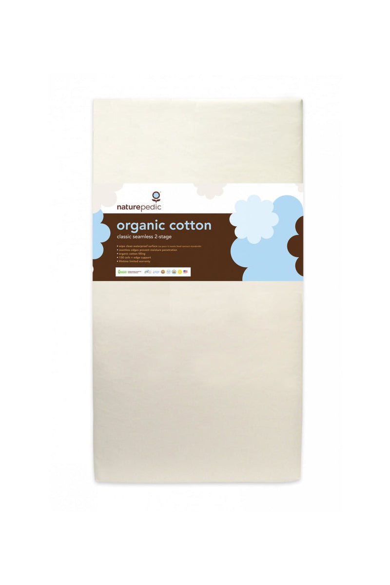 Naturepedic Organic Cotton Classic 150 Seamless Crib Mattress