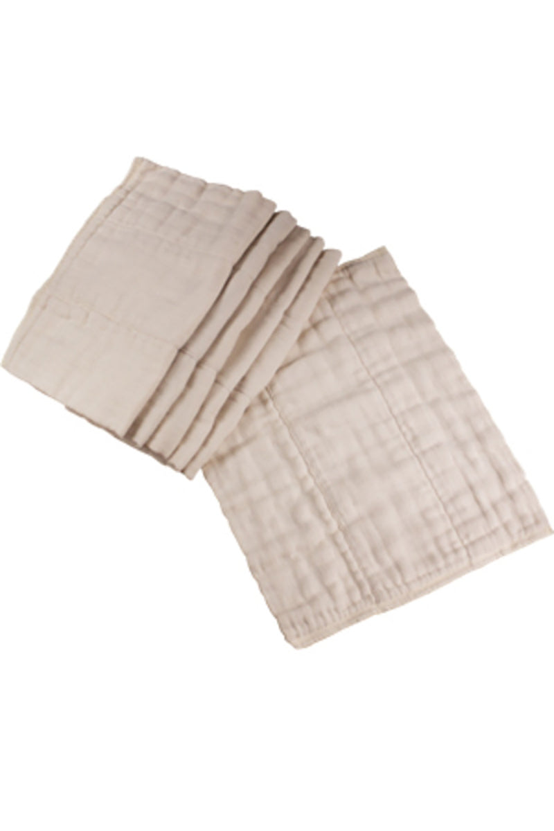 OsoCozy Unbleached Infant Prefold - 6 Pack