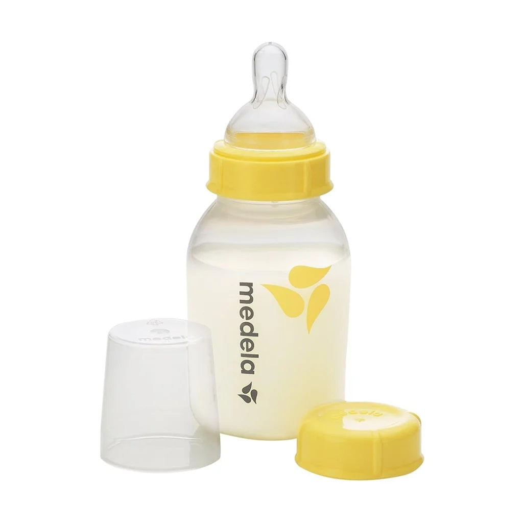 Medela 5 oz Breastmilk Bottle with Wide Base Nipple, 1-Pack