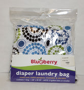 Blueberry Diaper Laundry Bag, Round-About