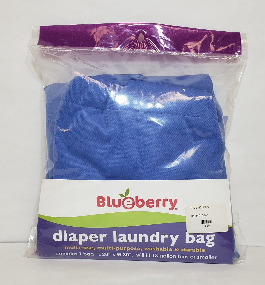 Blueberry Diaper Laundry Bag, Marina
