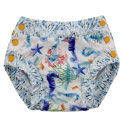 Blueberry Freestyle 2.0 Swim Diaper, Coral Reef