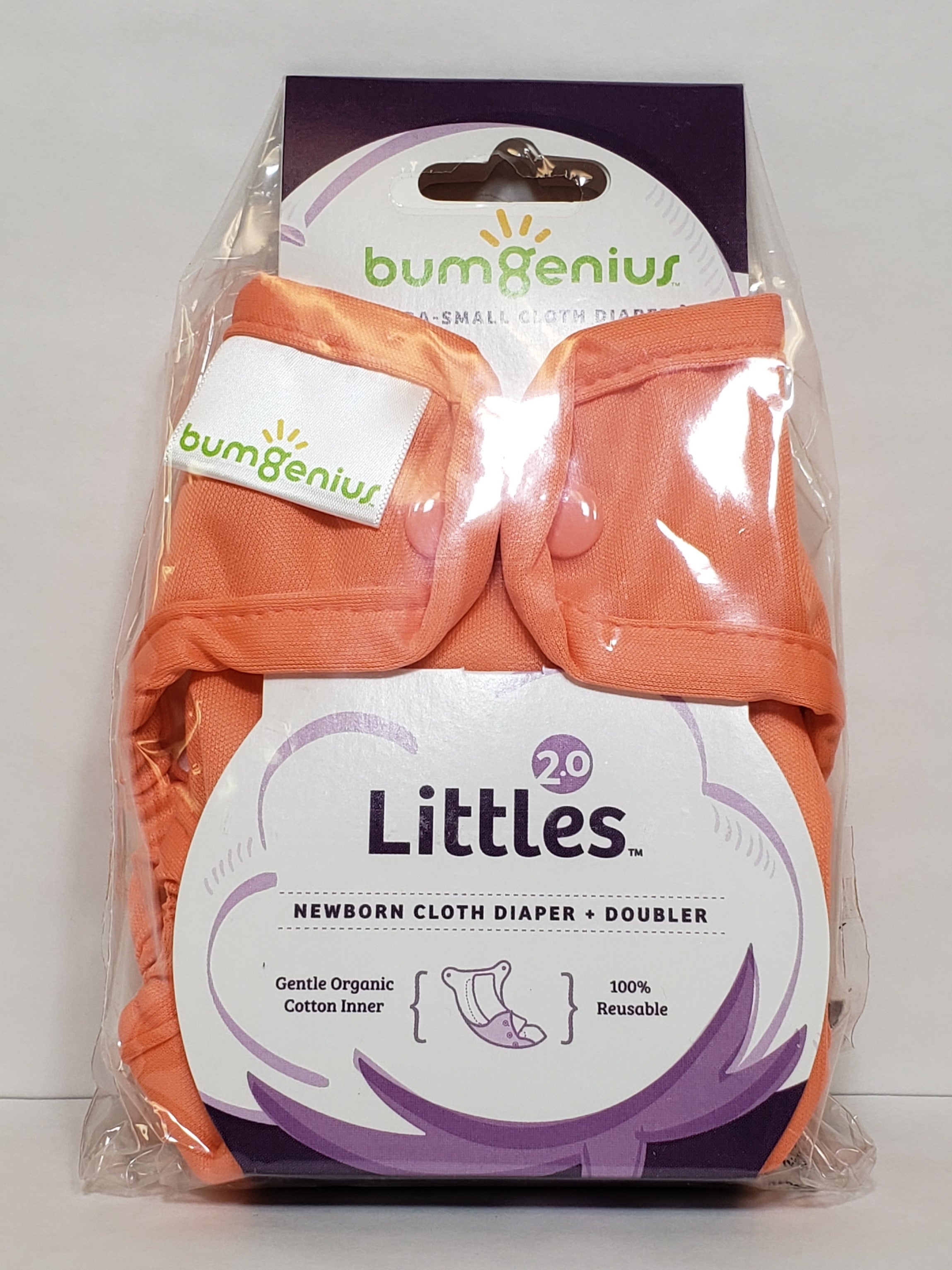 BumGenius Littles 2.0 AIO Newborn Cloth Diaper