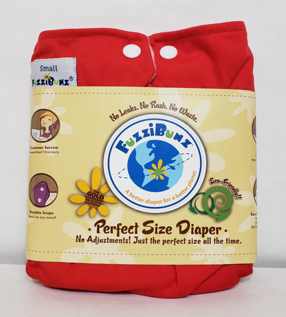 FuzziBunz Perfect Size Cloth Diapers, Small