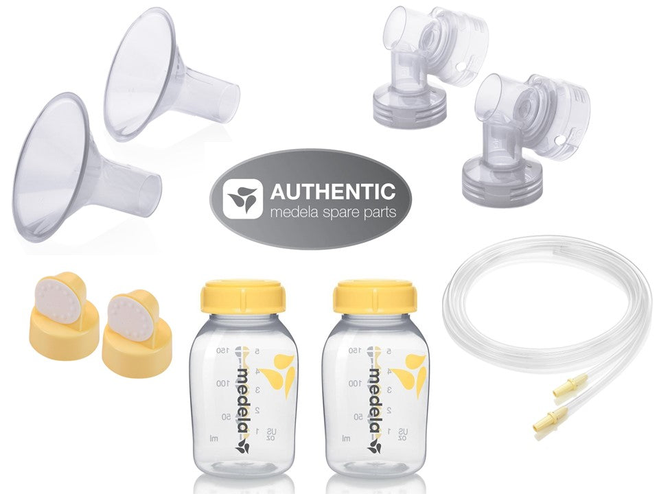 Medela Pump In Style Advanced Parts Kit w/ Colored Bottles