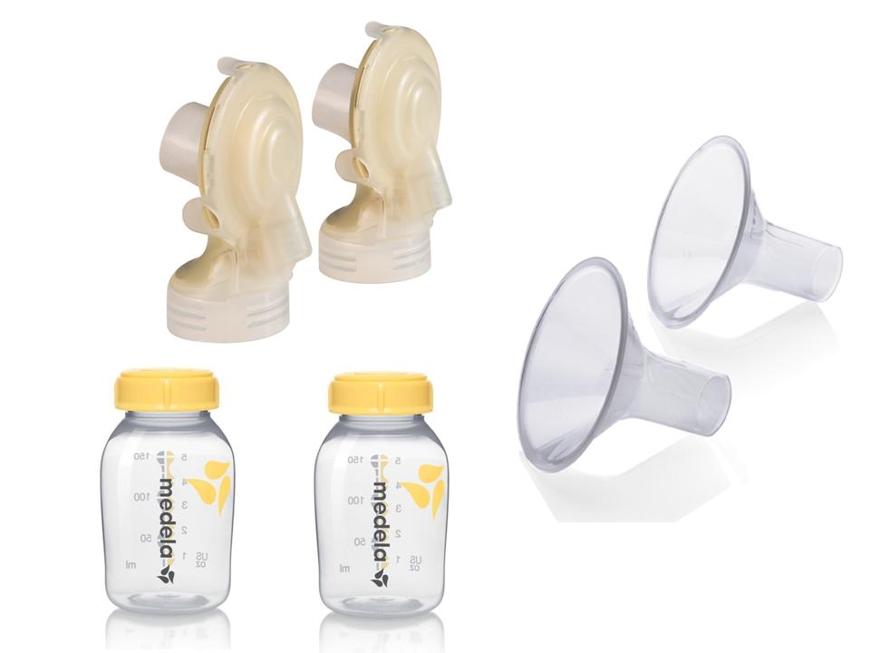 Medela Freestyle Breast Pump Kit: Breastshields, Connectors, Bottles