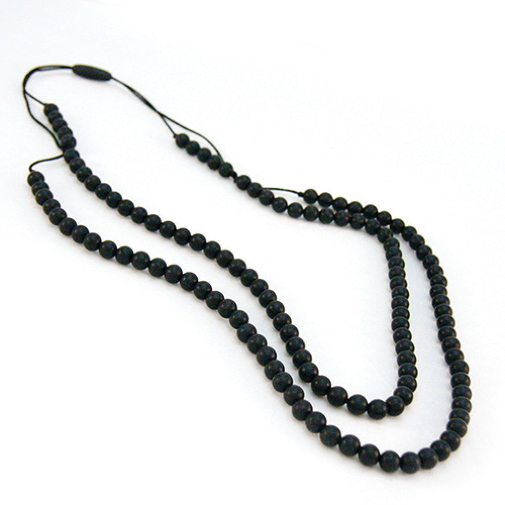 MilkDaze Nursing &amp; Teething Necklace - Elsie Black