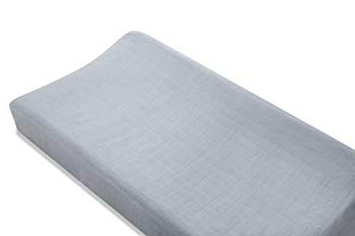 Aden + Anais Bamboo Changing Pad Cover Moonlight Solid Grey