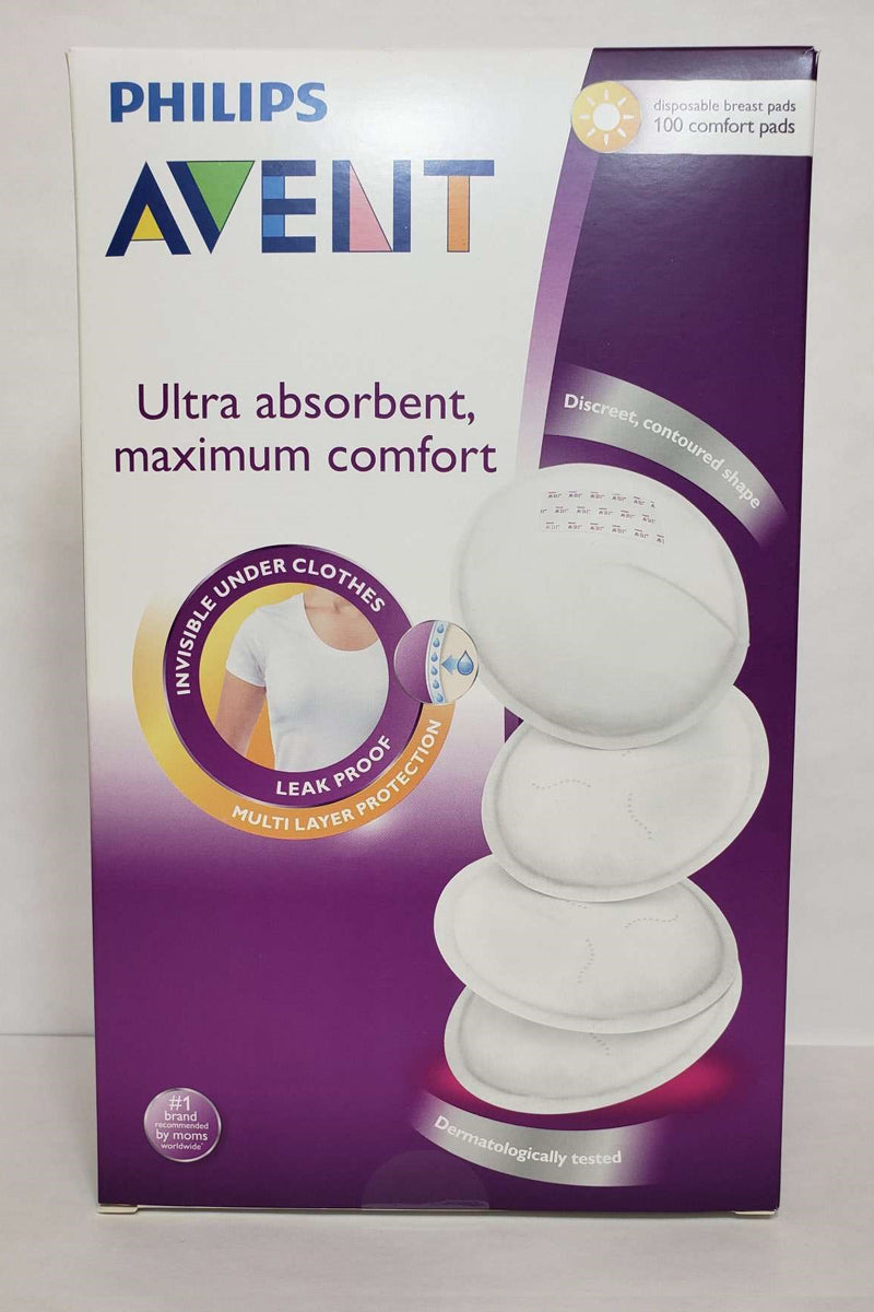 Philips Avent Disposable Breast Pads, 100 Count