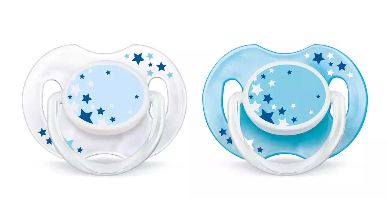 Philips Avent Nighttime Infant Pacifier, 0 - 6 Months, 2 Pack