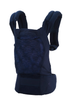 Ergobaby Baby Carrier Designer Collection in Blue Lotus, beautiful embroidered structured carrier, dark blue