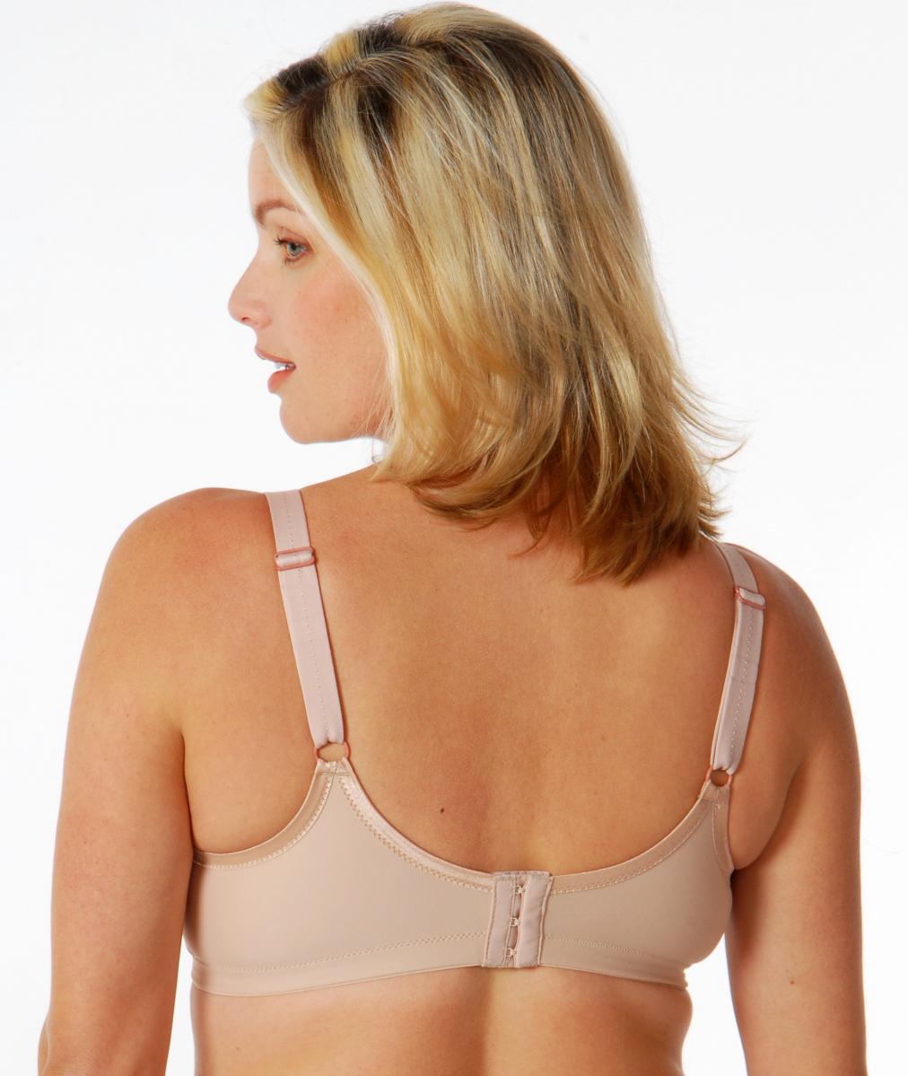 Melinda G Tee-Shirt Softcup Nursing Bra in Black, size Fab! Curvy Small