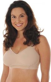 Melinda G Tee-Shirt Softcup Nursing Bra in Black, size Fab! Curvy Va-Va-Va-Voom