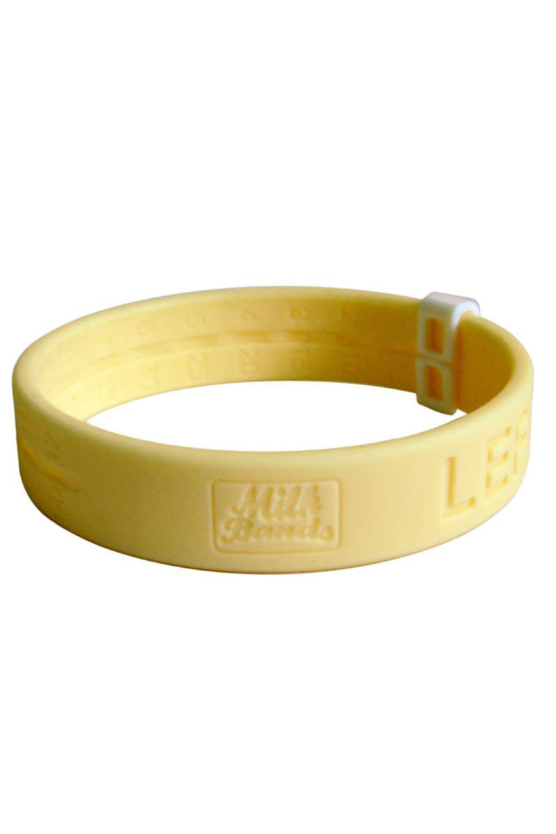 Milk Bands Reminder Bracelet, Yellow