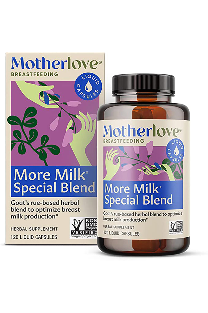 Motherlove More Milk Special Blend Vegetarian Capsules, 120 Count