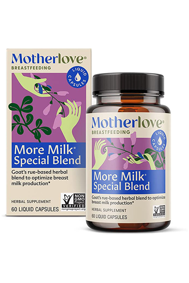 Motherlove More Milk Special Blend Vegetarian Capsules, 60 Count