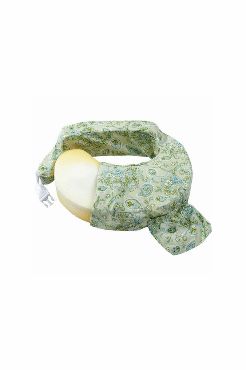 My Brest Friend Nursing Pillow Travel - Green Paisley