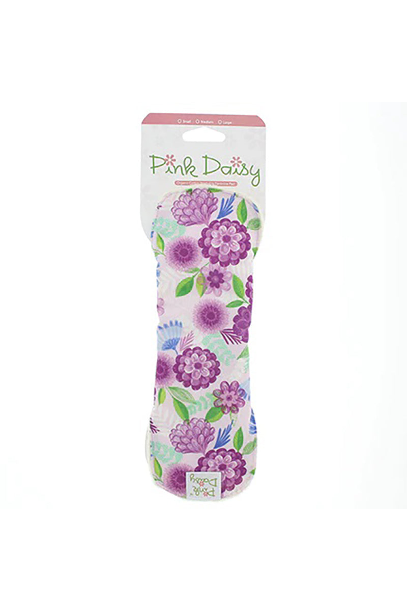 Pink Daisy Organic Feminine Pad, Royal Blooms