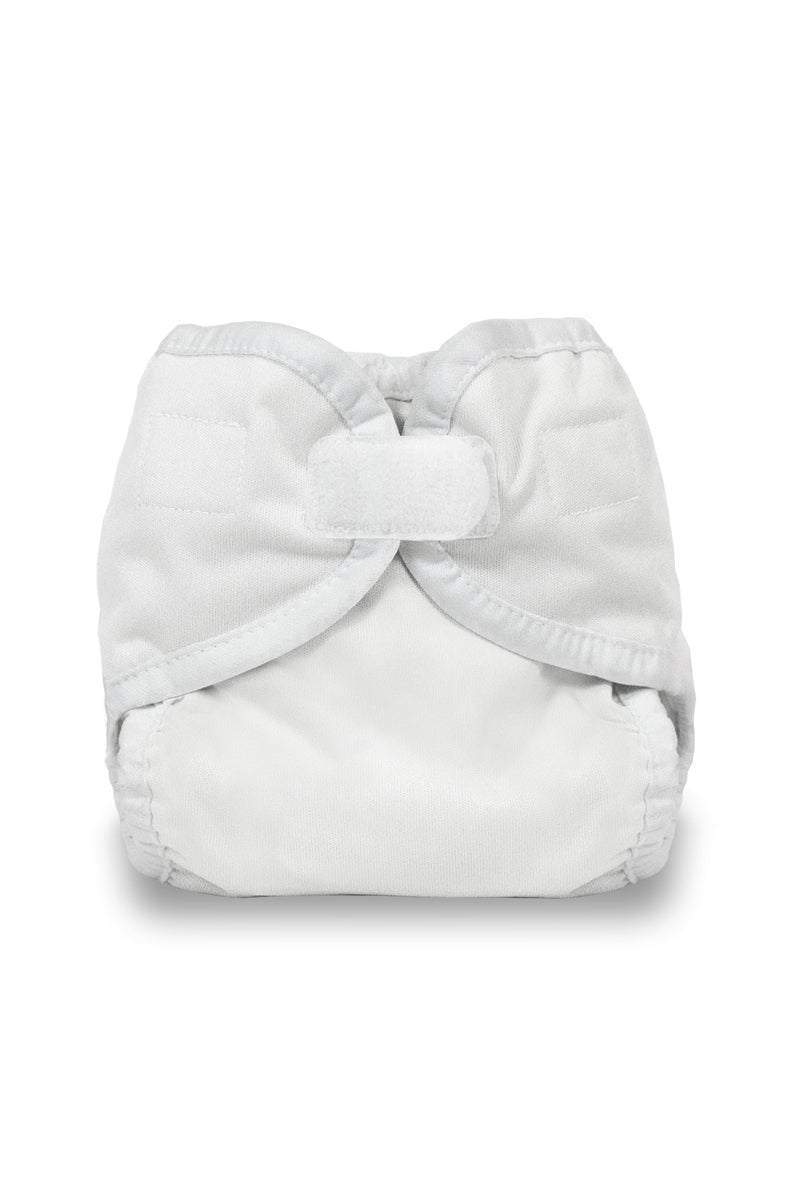 Thirsties Diaper Cover, Sizes XS to L, OLD VERSION APLIX, White, Size Small