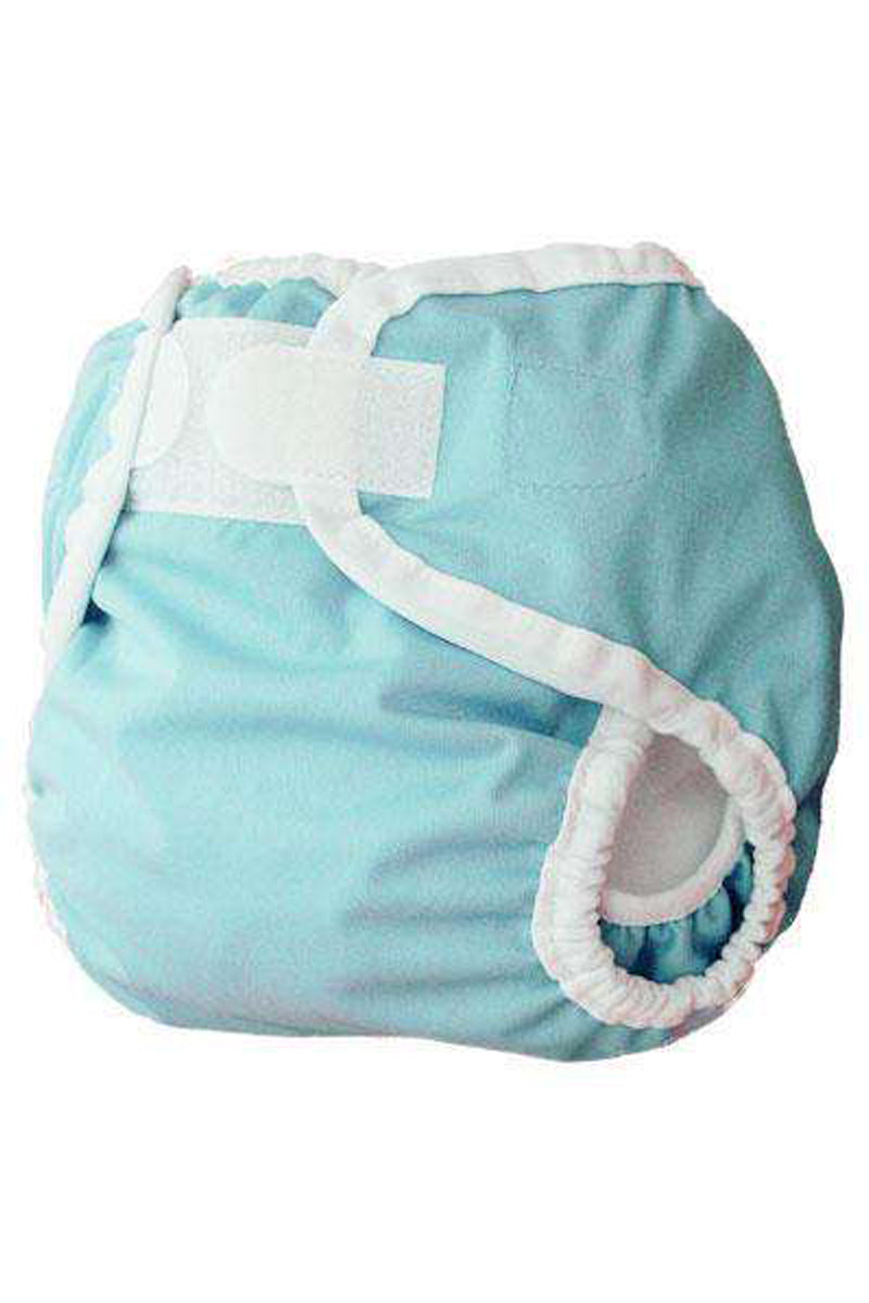 Thirsties Diaper Cover, Sizes XS to L, OLD VERSION APLIX, White, Size XS