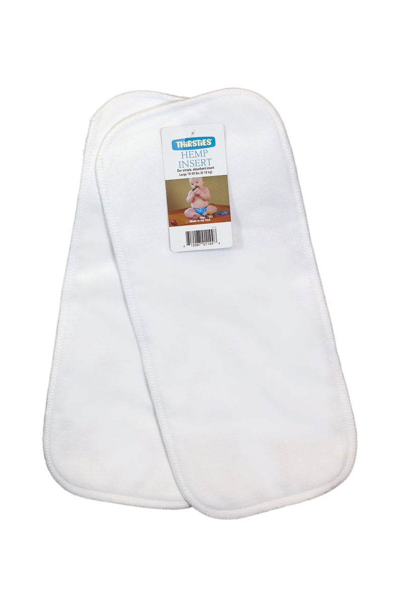 Thirsties Hemp Inserts, 2 Pack